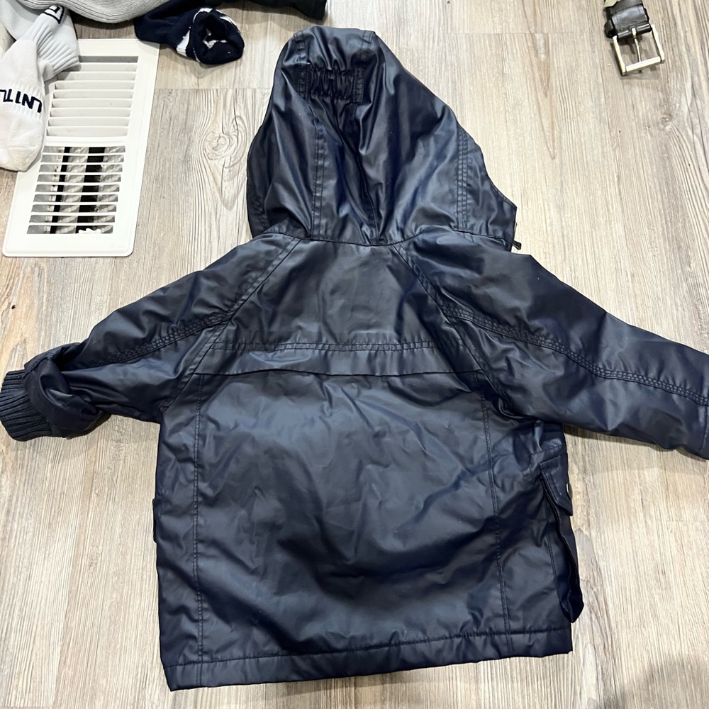 Baby Gap Navy blue rain coat 18-24mo